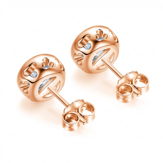 עגילי Trento Rose מואסנייט | Tommy Berry