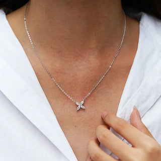סט Marquise Silver