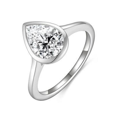טבעת Venezia Silver | טבעת מואסנייט | יהלום מואסנייט | Tommy Berry