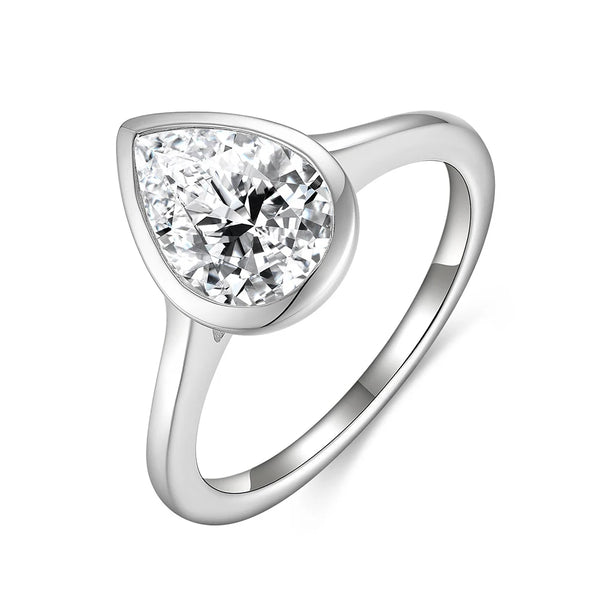 טבעת Venezia Silver | טבעת מואסנייט | יהלום מואסנייט | Tommy Berry