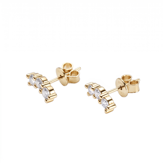 עגילי Ravelle Gold - תמונה 3